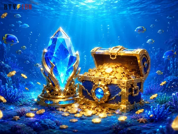 Visual aksi berburu ikan dalam Dragon Fishing 2
